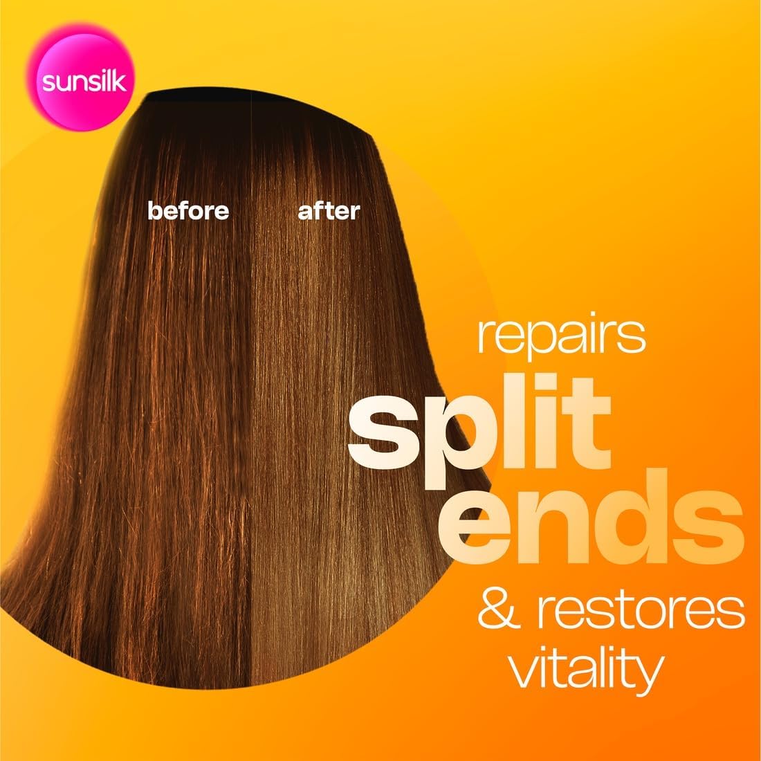 Sunsilk Instant Repair Shampoo with Peptide Repair Complex, 400 ml