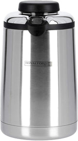 Royalford Stainless Steel Vacuum Flask, 1.3 Litres, Silver and Black