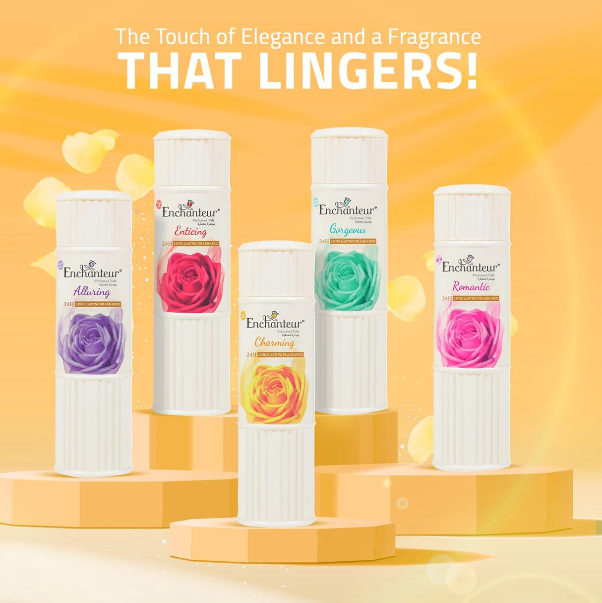 Enchanteur Charming Talc Fragrance Powder, 125g