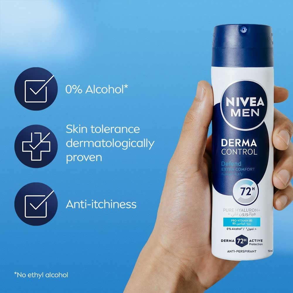 Nivea Men Derma Control Antiperspirant Spray 150ml