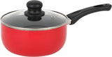 Royalford RF7923 R 8-Piece Red Non-Stick Cookware Set