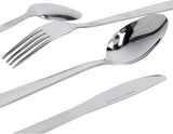 Royalford 24-Piece Stainless Steel Cutlery Set with Display Stand (RF7009)
