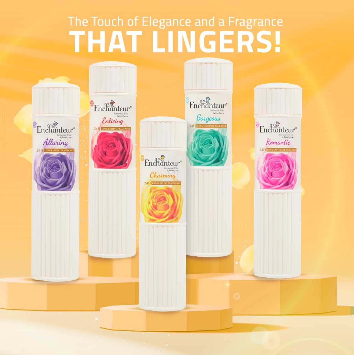 Enchanteur Charming Talc, Fragrance Powder, 250g
