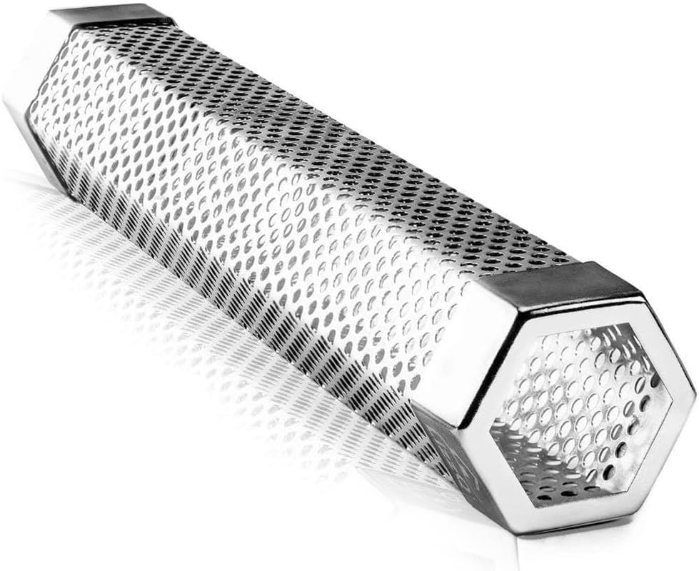 ROYALFORD 8" Stainless Steel BBQ Smoker Tube 20.5cm*5.5cm*5cm- RF12456