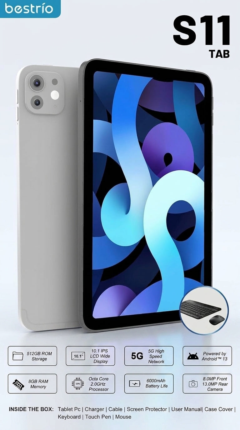 Bestrio S11 Tablet – Gray