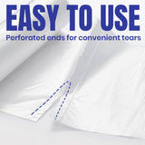 Garbage Bags, 10 Gallon, 54 × 60 cm, White, 30 Bags per Roll (X Small) – Pack of 3