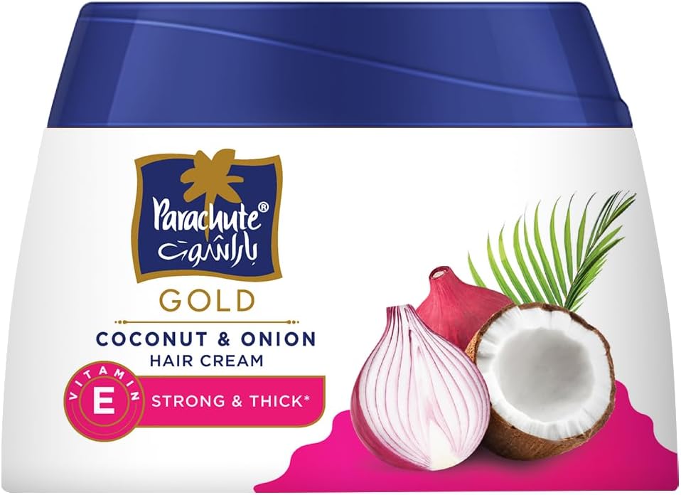 Parachute Gold Coconut & Onion Hair Cream, 2 × 140 ml