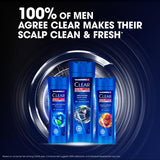 Clear Deep Cleanse Shampoo for men, anti dandruff 190 ml