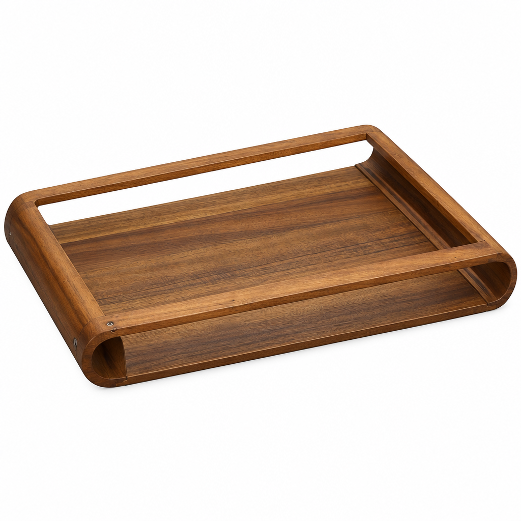 Luhpar Rectangular Wooden Tray – 50×35cm