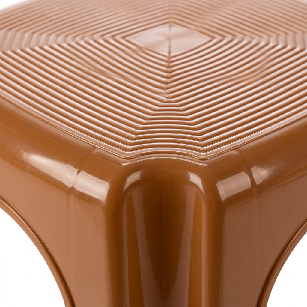 Family Plastic Stool Brown - 25×30cm