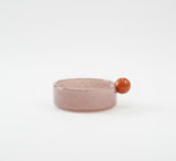 AKDC Pink Glass Flower Vase – 18×5 cm Slim Elegant Design, Perfect for Modern Home Décor & Floral Arrangements