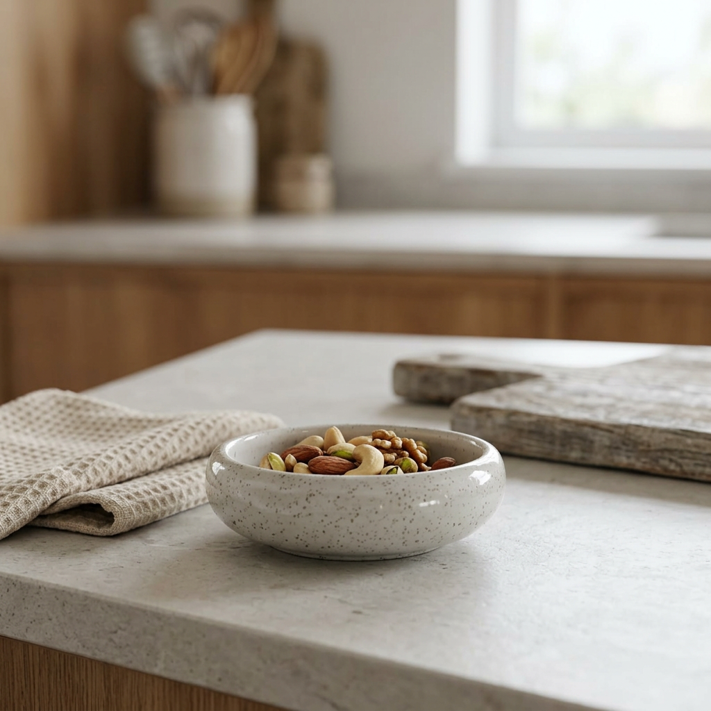 Ceramic Bowl Light Grey - 9cm