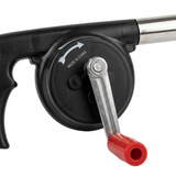 Manual Plastic and Metal Charcoal Blower Black - 30cm
