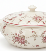 Legend Floral Ceramic Casserole with Lid Cream - 2650ml