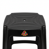 Family Plastic Stool Black - 55×37×30cm