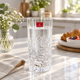 Blinkmax Clear Cut-Glass Tumbler – 425ml