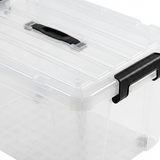 Plastic Storage Box with Lid & Handle – 30 Litres