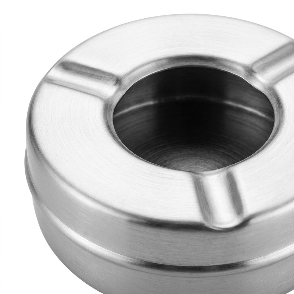 Raj Metal Ashtray Silver - 9cm