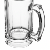 Blinkmax Clear Glass Mug with Handle – 400ml