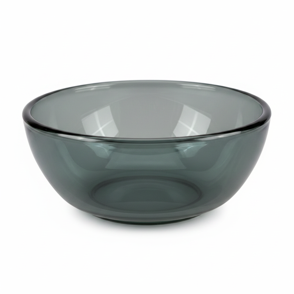 Borosil Tinted Glass Bowl Grey - 4.5 Inch