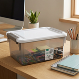 Sunty Plastic Storage Box with Lid - 30×22cm