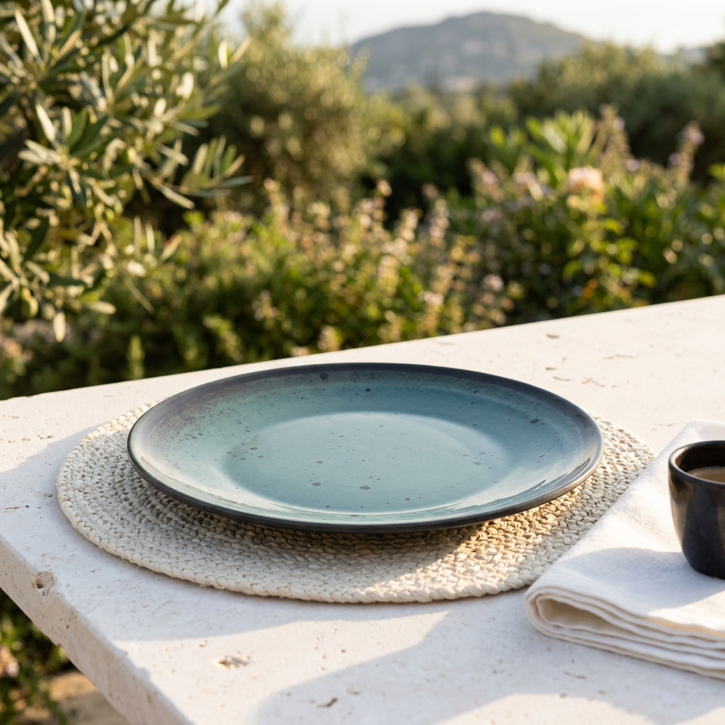 Hi-Luxe Round Melamine Plate - 11 Inch