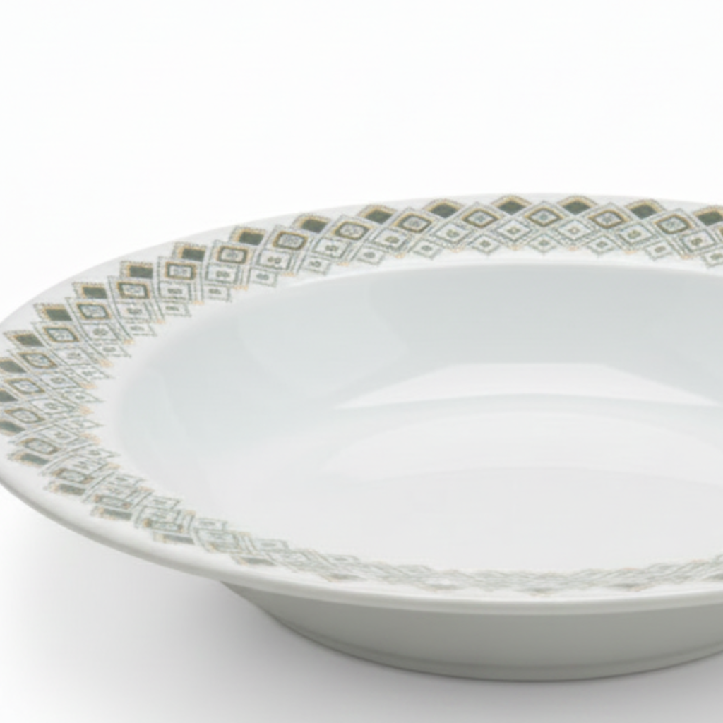 Henlee Melamine Soup Plate White - 10 Inch