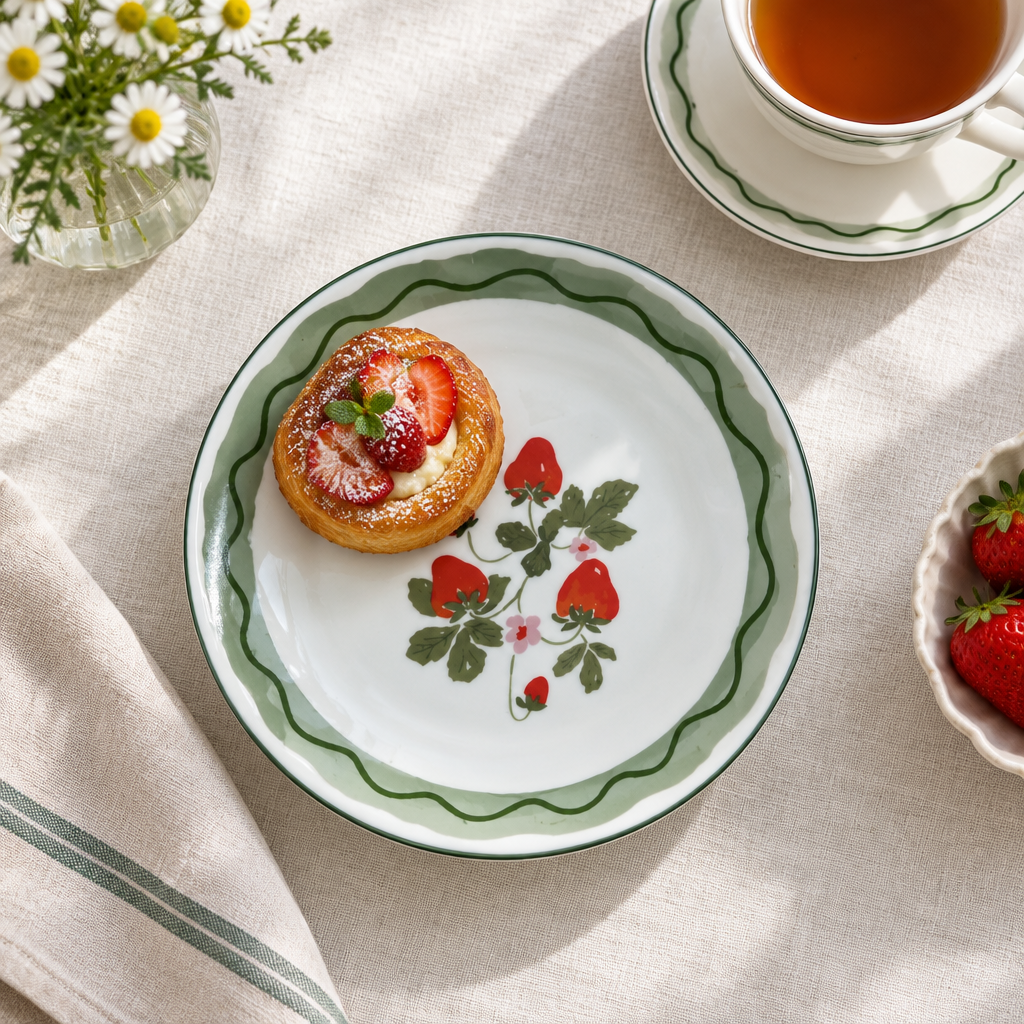 Luhpar Ceramic Dessert Plate - 19.5cm