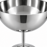 Stainless Steel Pedestal Ice Cream Bowl – 23×20cm
