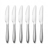 Stainless Steel Knife Set of 6 - 23cm Silver