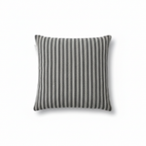 Striped Cushion  Grey & Cream - 40cm