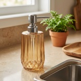Acrylic Liquid Soap Dispenser Amber - 500ml