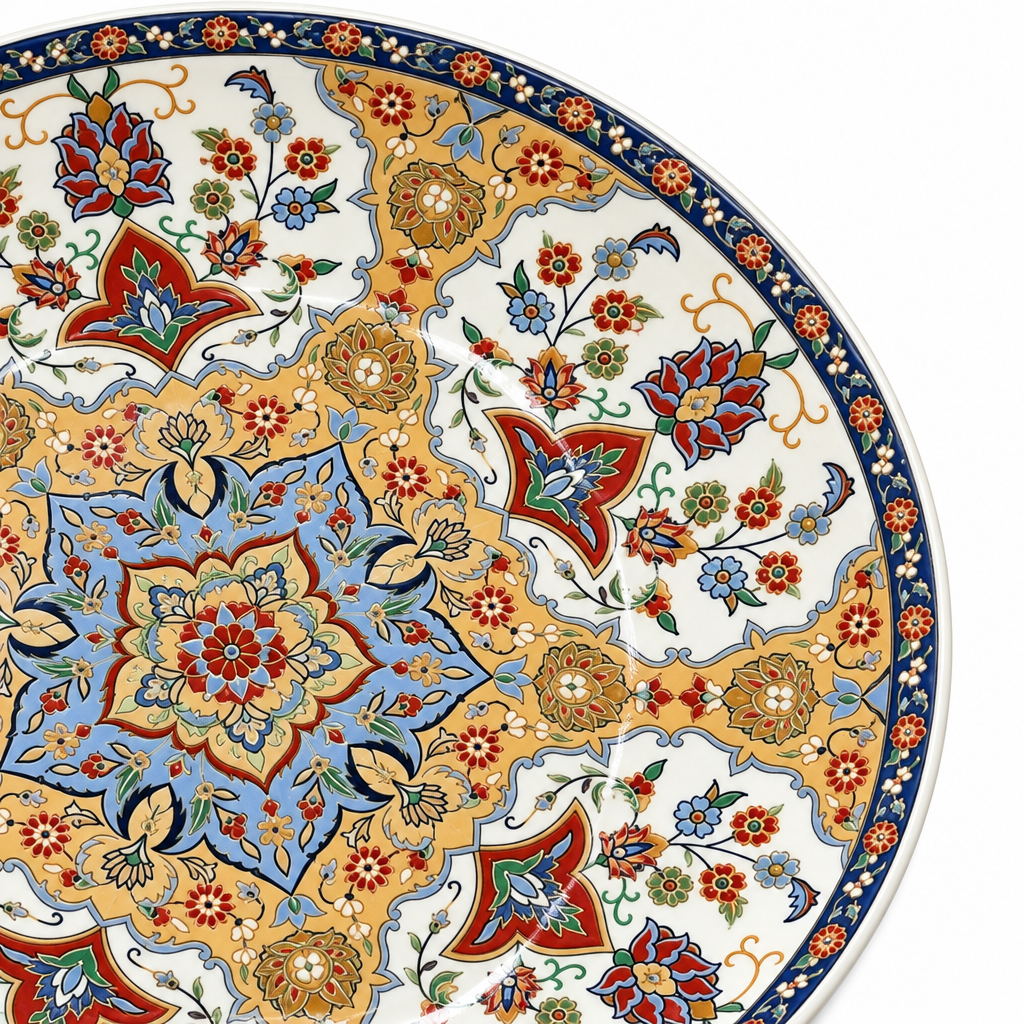 M.E.W Round Ceramic Platter - 14 Inch