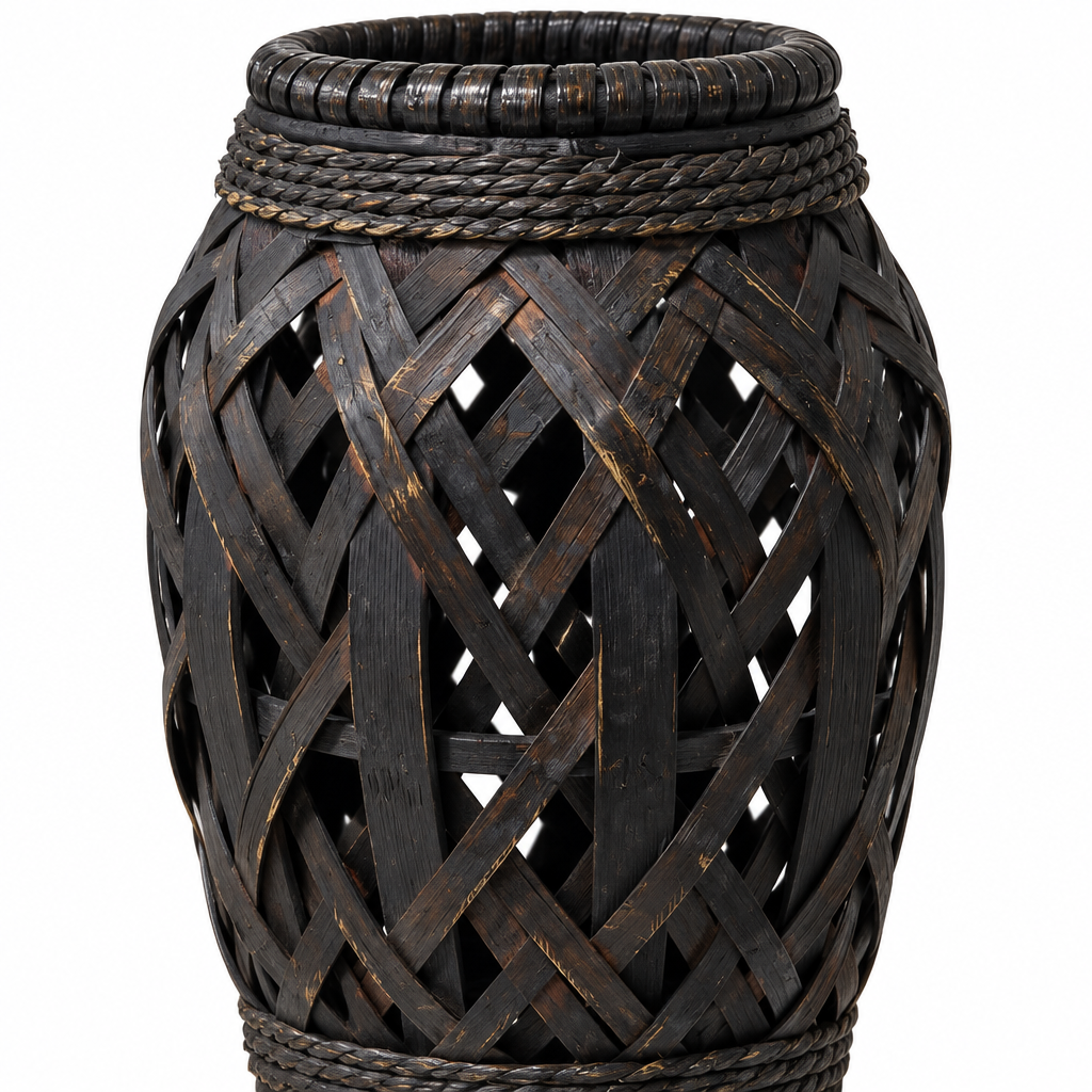 Decorative Bamboo Vase - 40cm