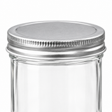 Beyti Glass Jar with Silver Lid - 330ml