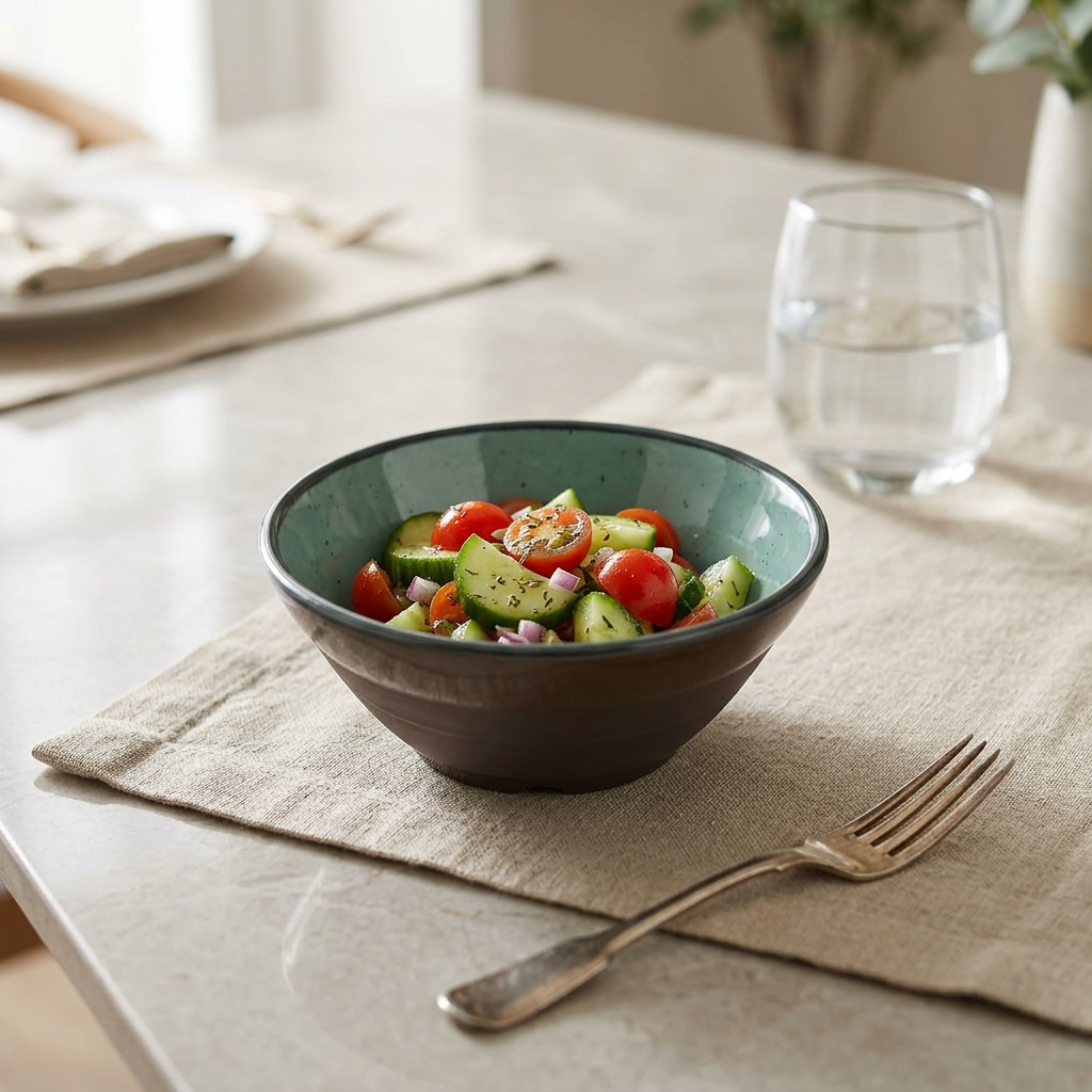Hi-Luxe Melamine Bowl - 4.5 Inch