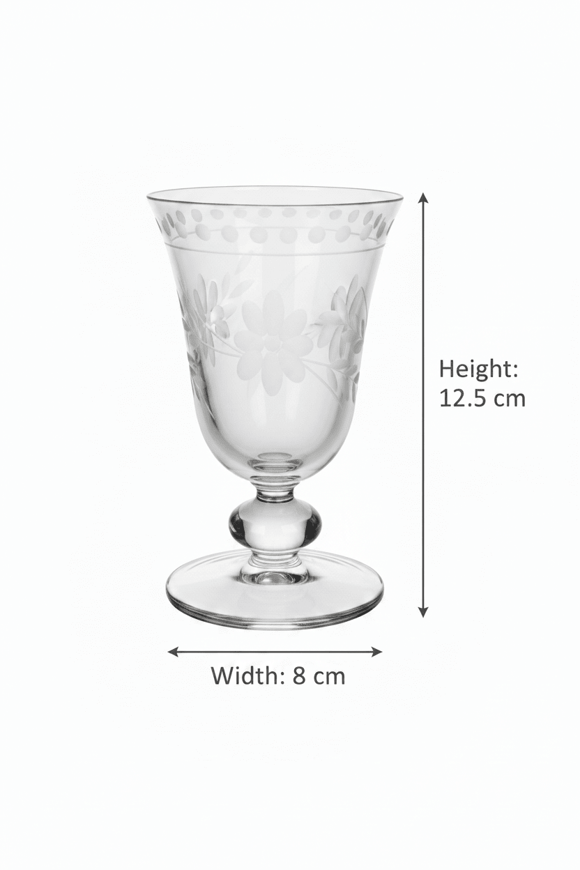 6PCS Etched Crystal Goblet Set – 12.5 × 8 cm - Al Kabayel Discount Centre6PCS Etched Crystal Goblet Set – 12.5 × 8 cmDrinkware SetsAKDCAl Kabayel Discount Centre