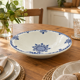 Slama Ceramic Salad Bowl Off-White - 38cm
