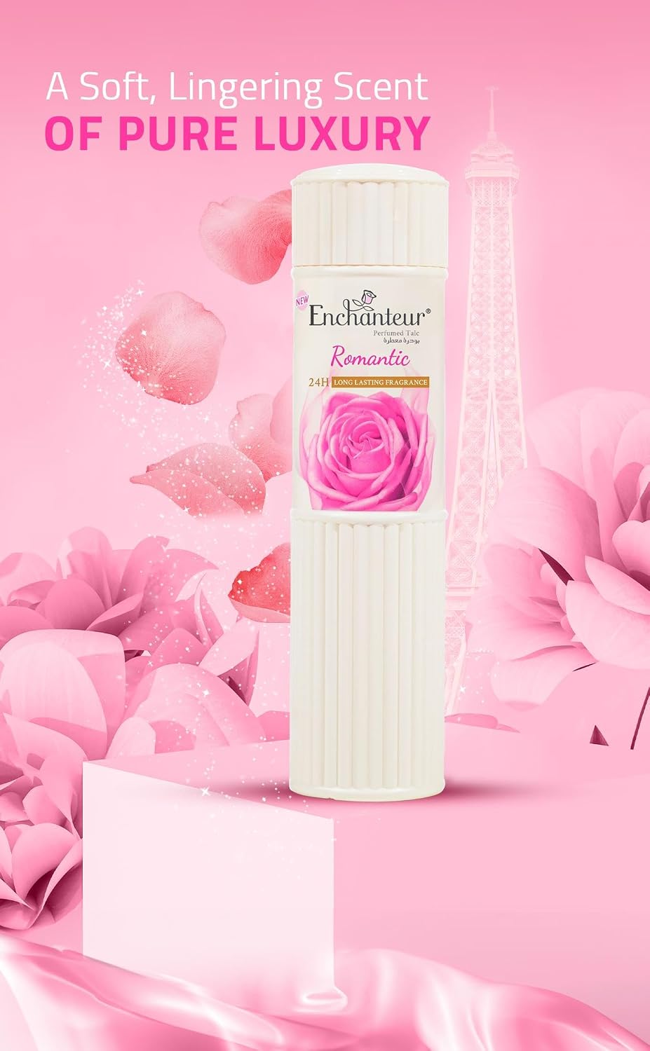Enchanteur Romantic Talc, Fragrance Powder, 250g