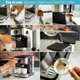 Geepas 1.5L Digital Cappuccino Maker GCM41511