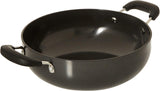 RAJ Anodized Cookware Deep Kadai 29cm, 3mm thickness, Metal Spoon Friendly
