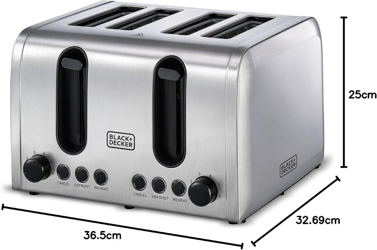 Black & Decker 4-Slice Toaster, ET444-B5