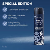 Nivea Men Deep MaxxTech Darkwood Deodorant Spray with Black Carbon 150ml