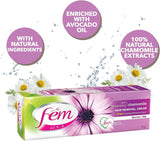 Fem Hair Removal Cream with Rejuvenating Chamomile - 120 Gm - Twin Pack