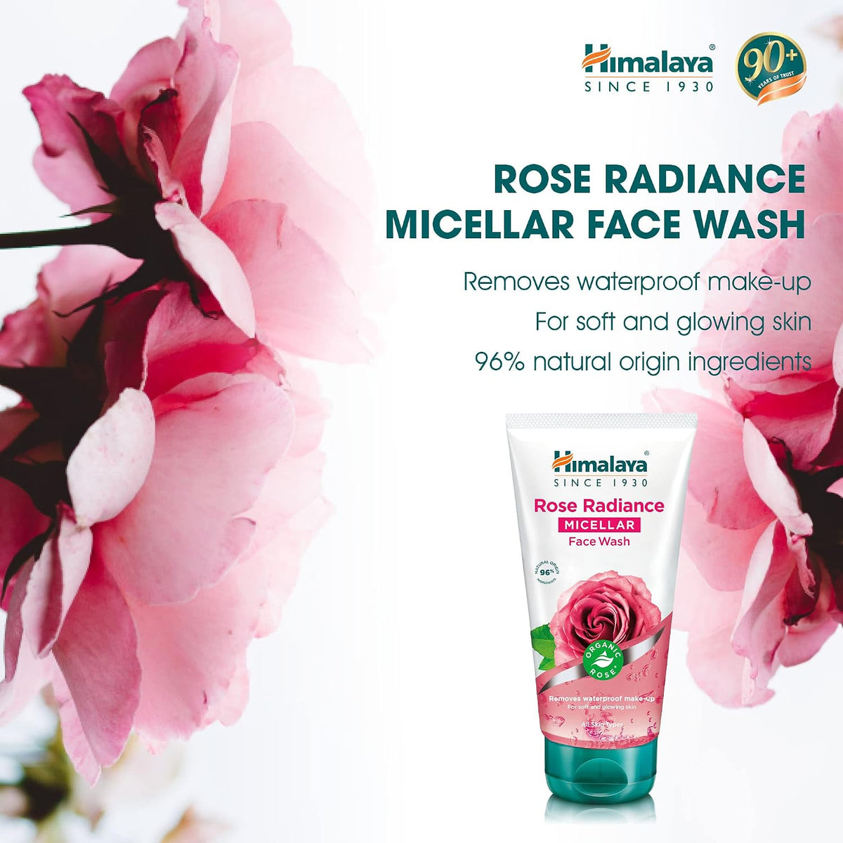 Himalaya Rose Micellar Make Up Removing Face Wash 150ml
