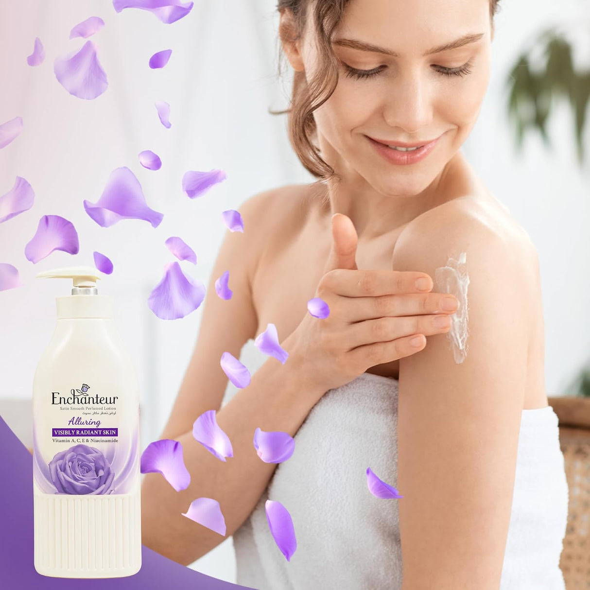 Enchanteur Satin Smooth Perfumed Lotion - Alluring 500ml