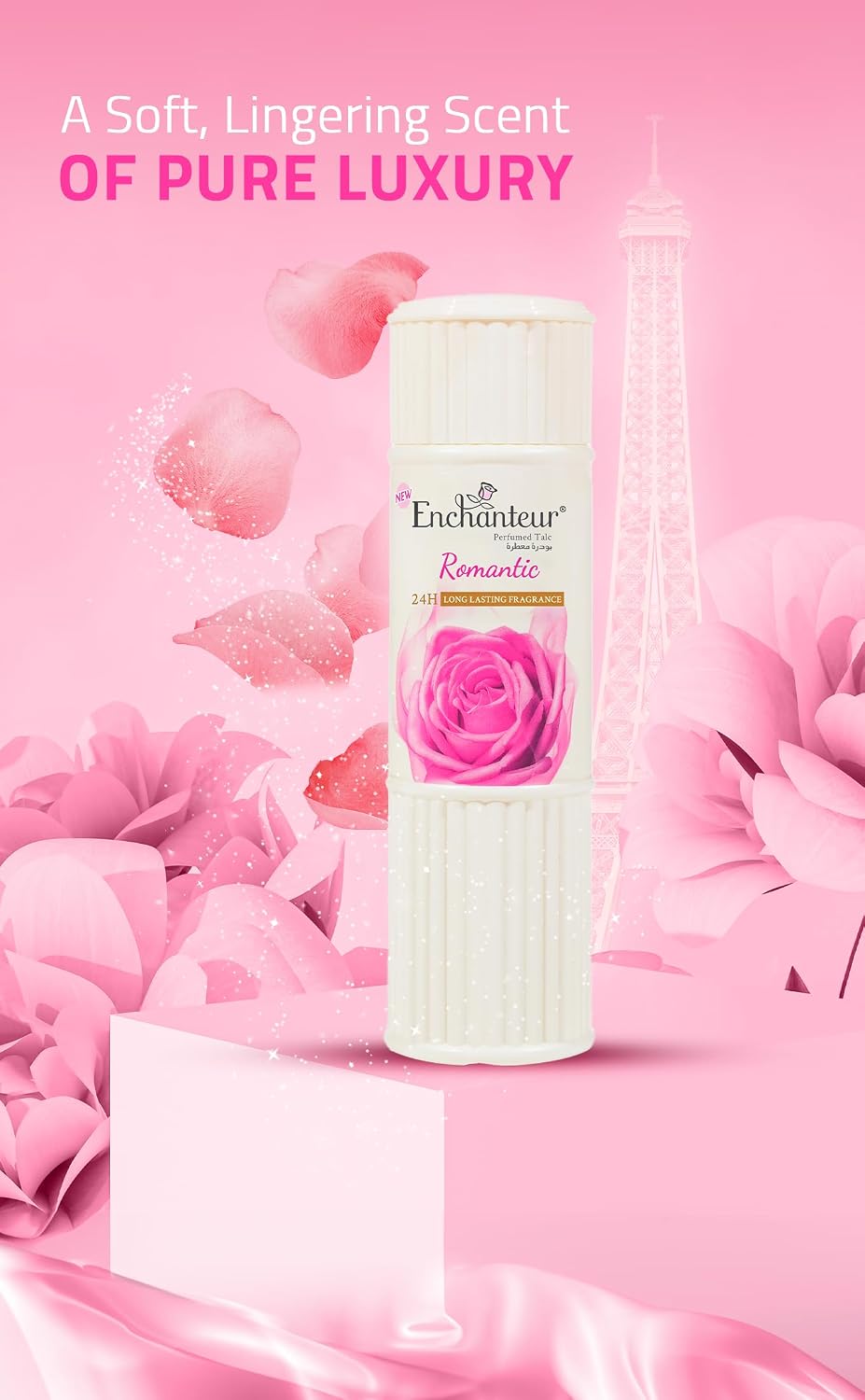 Enchanteur Romantic Talc Fragrance Powder, 125g