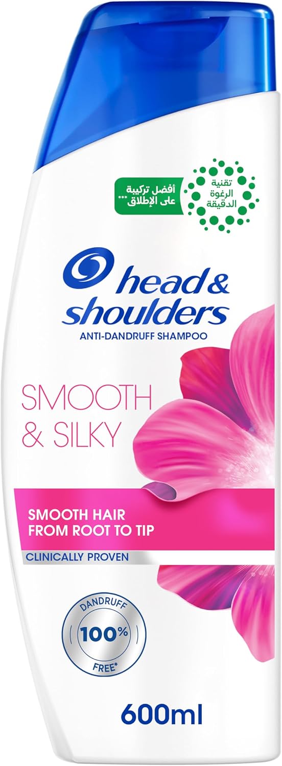 Head & Shoulders Smooth & Silky Anti-Dandruff Shampoo 600 ml