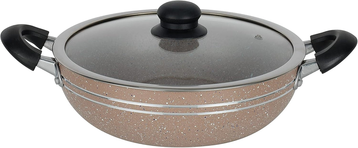 Delcasa 10-Piece Granite Coated Non-Stick Cookware Set - DC1889BGE