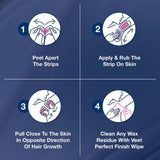 Veet Professional Hair Removal Easy-Gel Bikini & Underarms Wax Strips - 16 Wax Strips